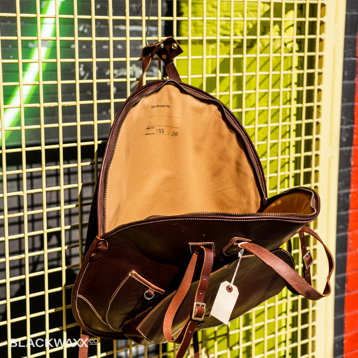 Tackle Instruments - Leather Cymbal Backpack - 22" or 24"