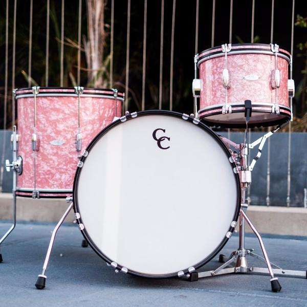 C&C PDI - Bop Beat - Rose Marine Pearl w/ Wood Hoops