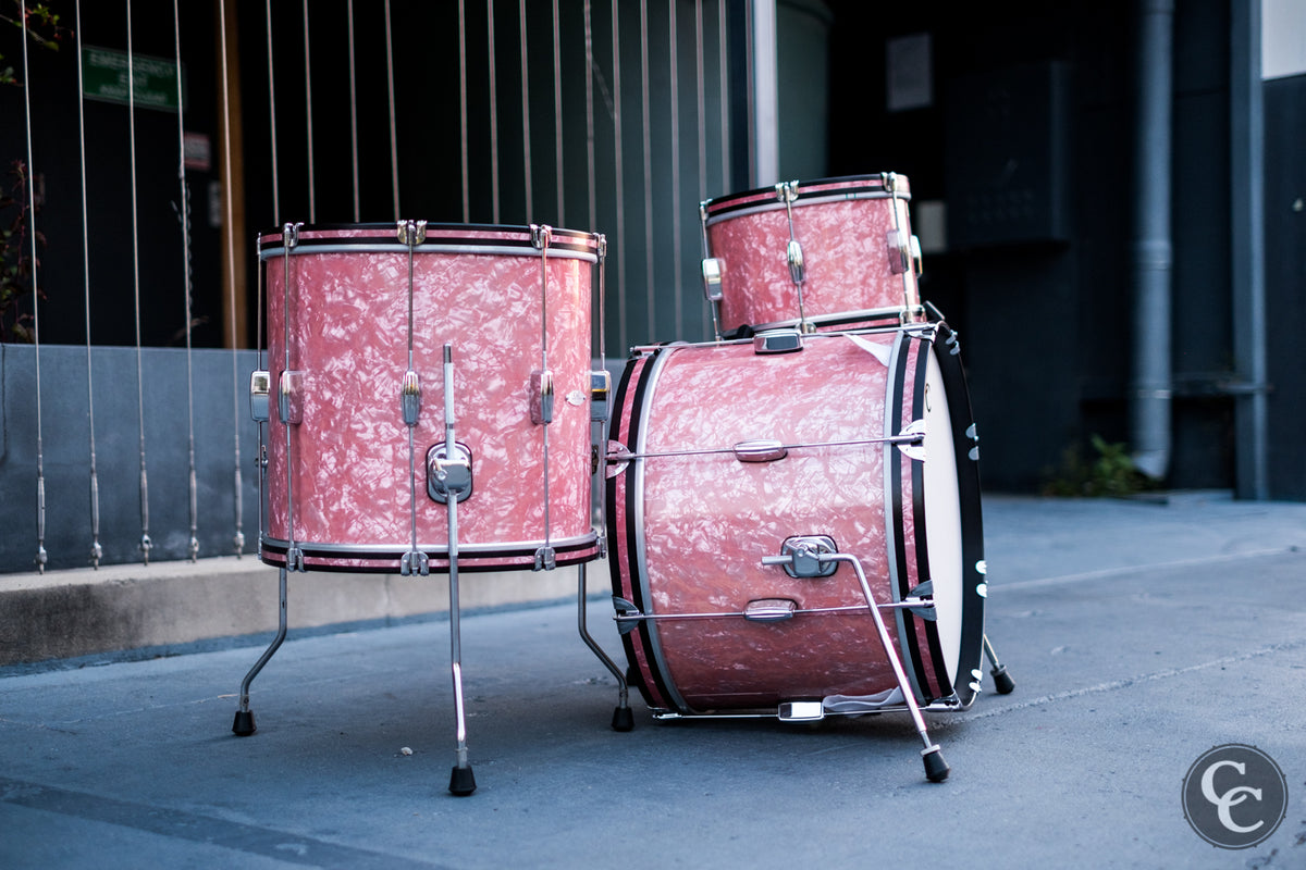 C&C PDI - Bop Beat - Rose Marine Pearl w/ Wood Hoops