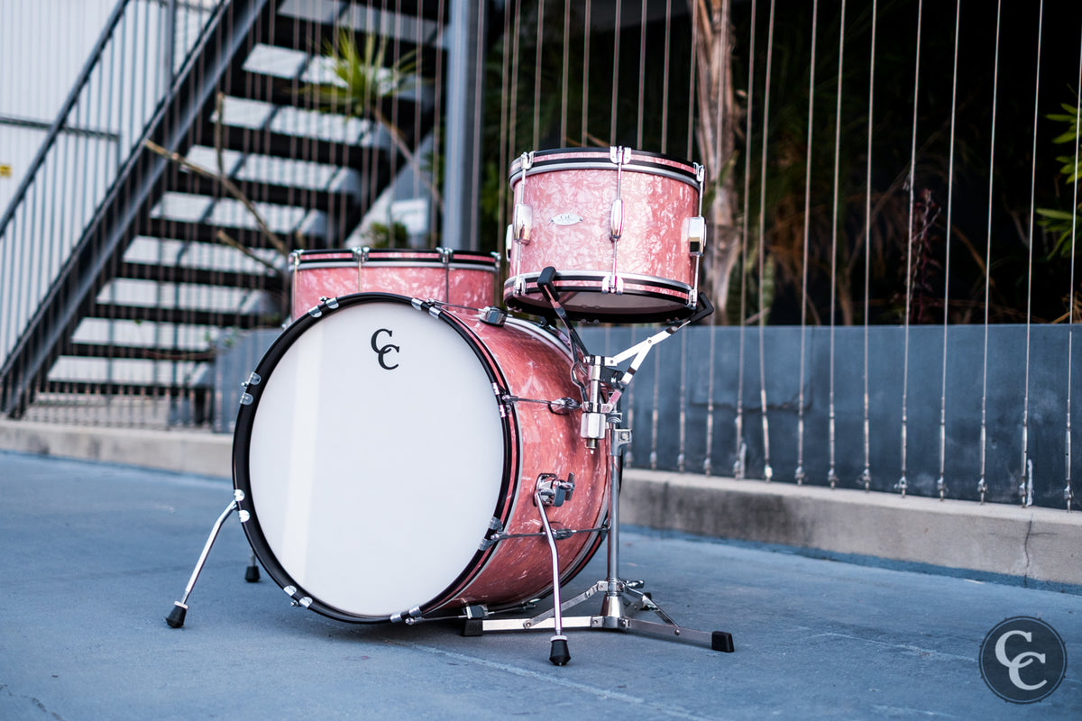 C&C PDI - Bop Beat - Rose Marine Pearl w/ Wood Hoops