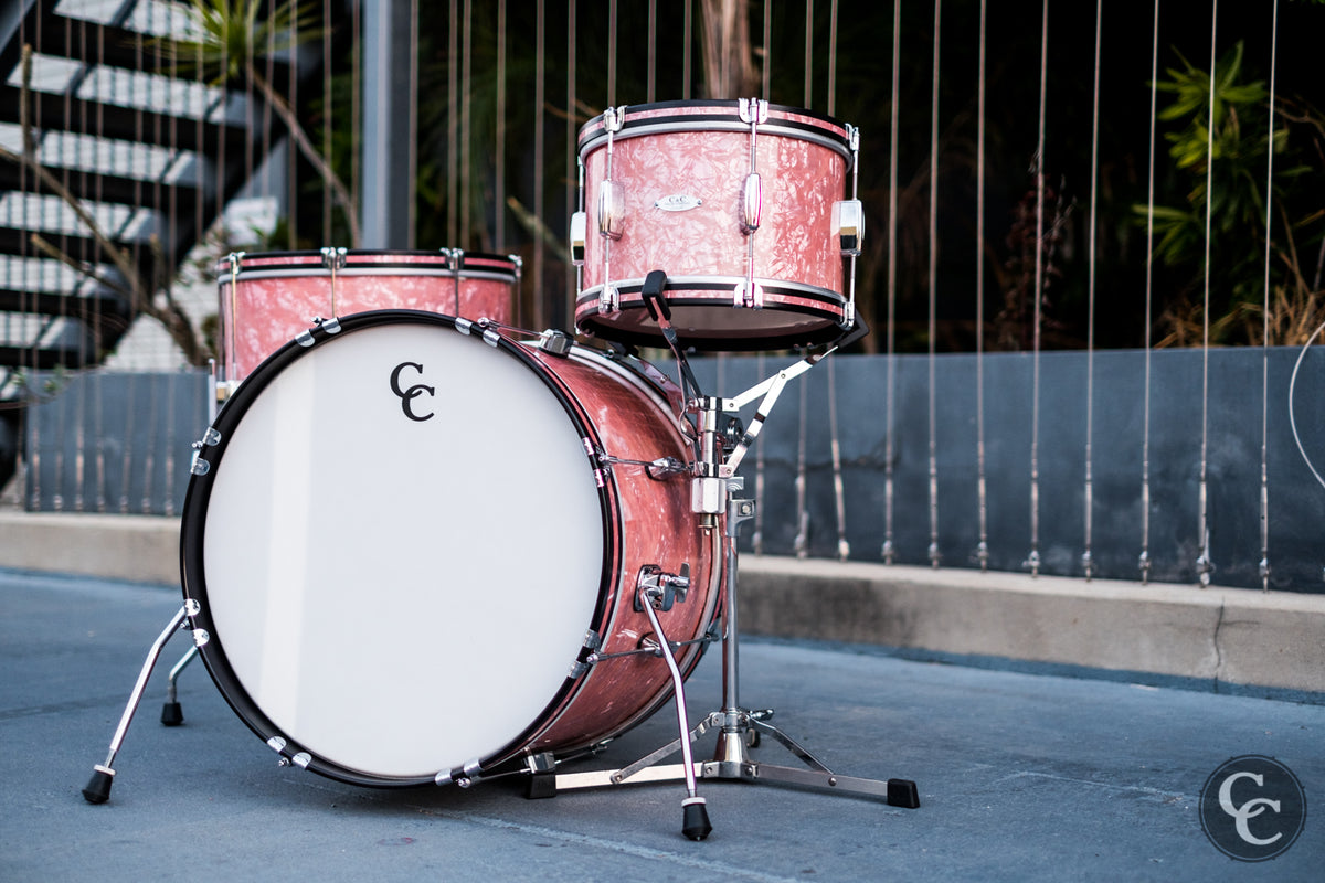 C&C PDI - Bop Beat - Rose Marine Pearl w/ Wood Hoops