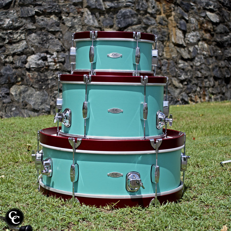 C&C Super Flyer - Sea Foam Green and Ox Red - 22/13/16