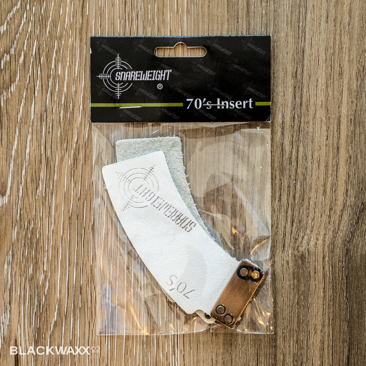 Snareweight 70's leather inserts in white