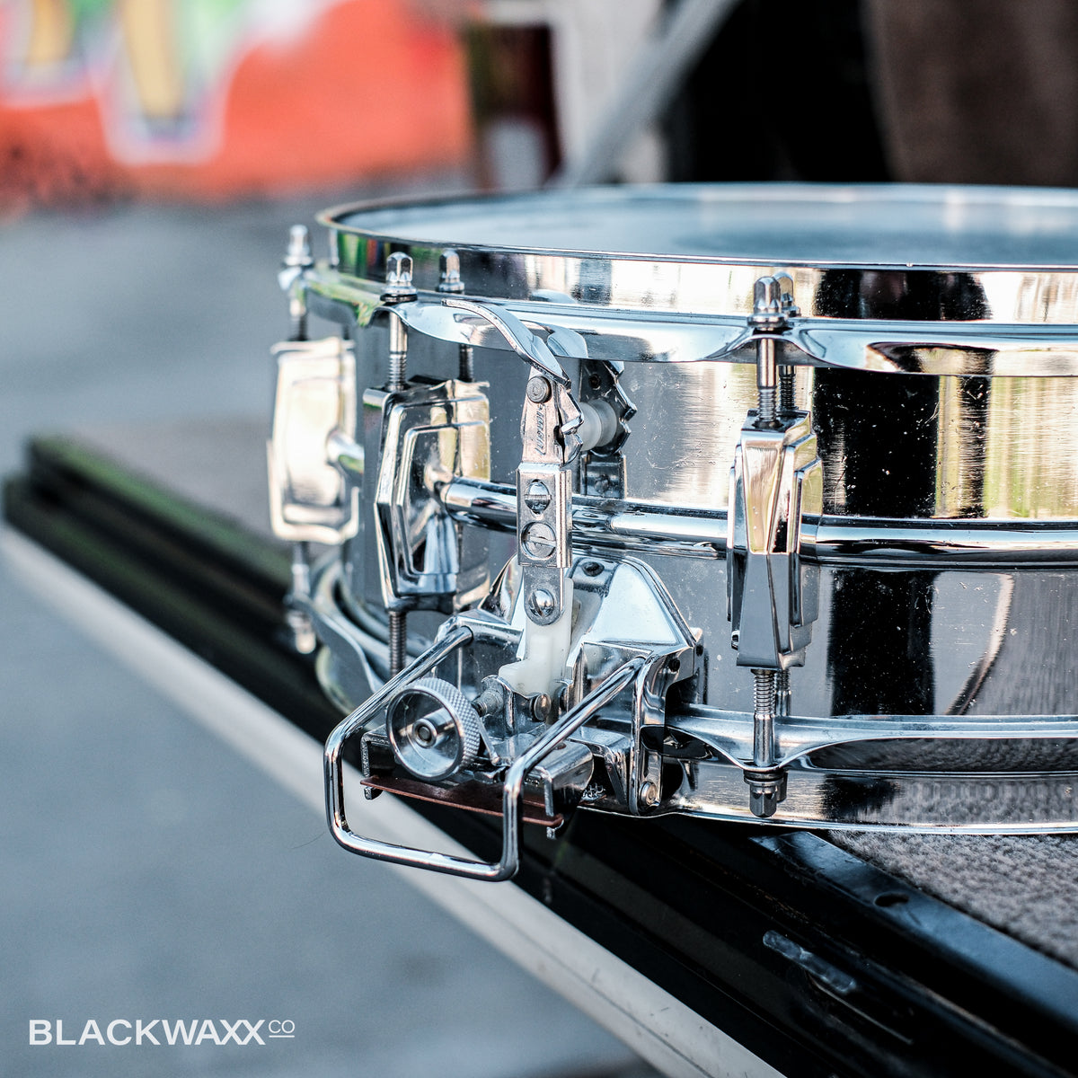VINTAGE: Ludwig Supraphonic Super Sensitive 14x5 - 70's (Pointed Blue Olive Badge) - 1088249