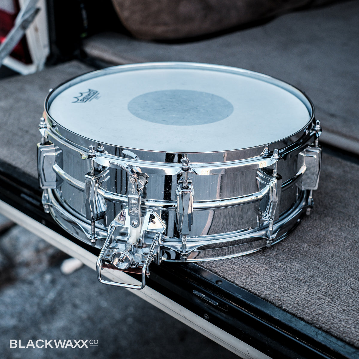 VINTAGE: Ludwig Supraphonic Super Sensitive 14x5 - 70's (Pointed Blue Olive Badge) - 1088249