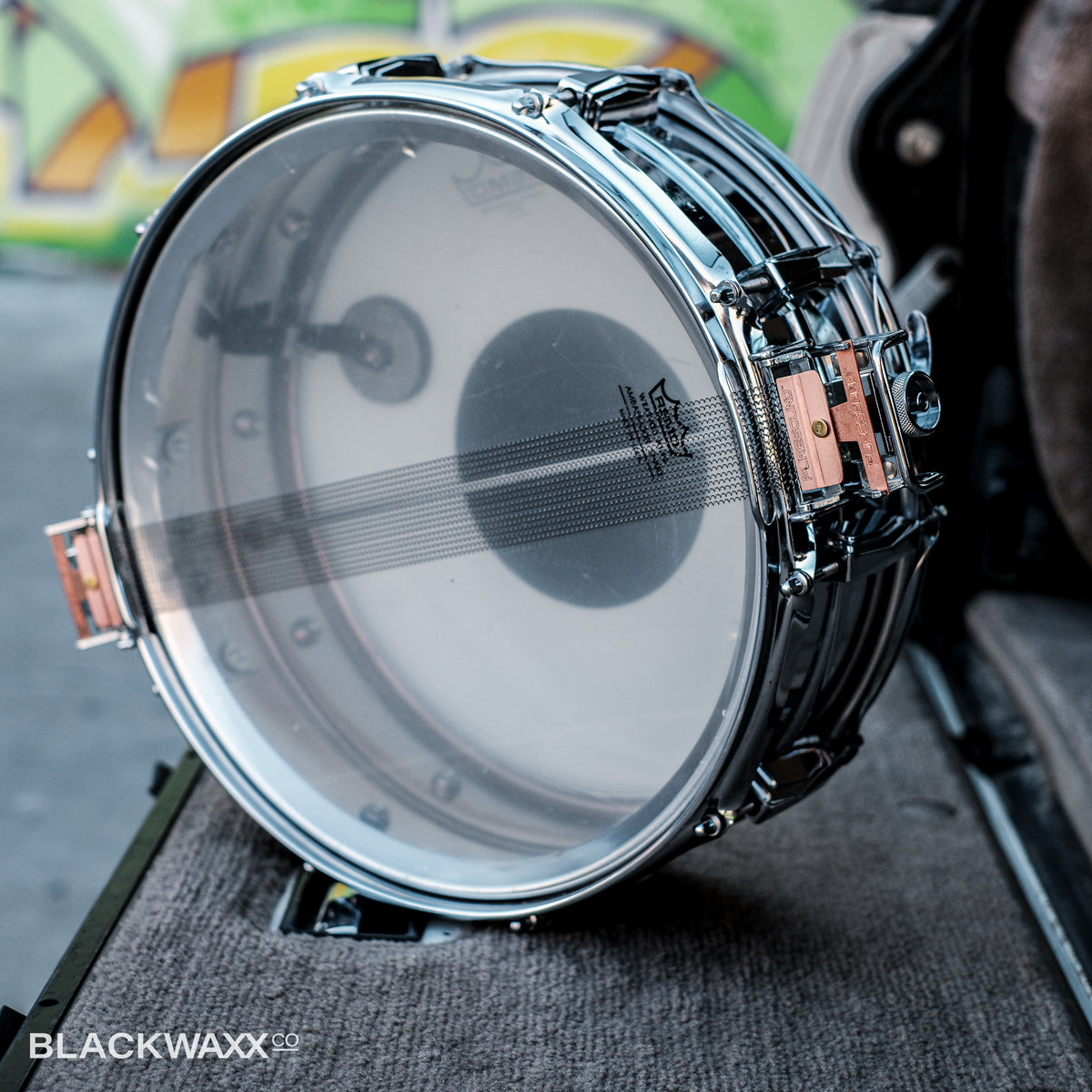VINTAGE: Ludwig Supraphonic Super Sensitive 14x5 - 70's (Pointed Blue Olive Badge) - 1088249