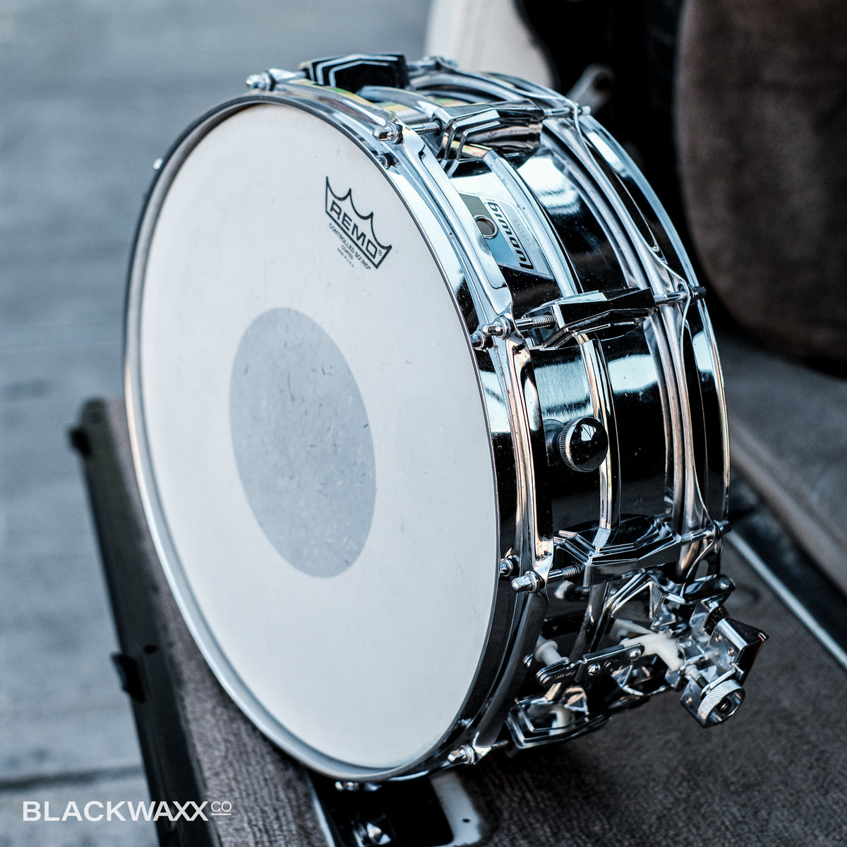 VINTAGE: Ludwig Supraphonic Super Sensitive 14x5 - 70's (Pointed Blue Olive Badge) - 1088249