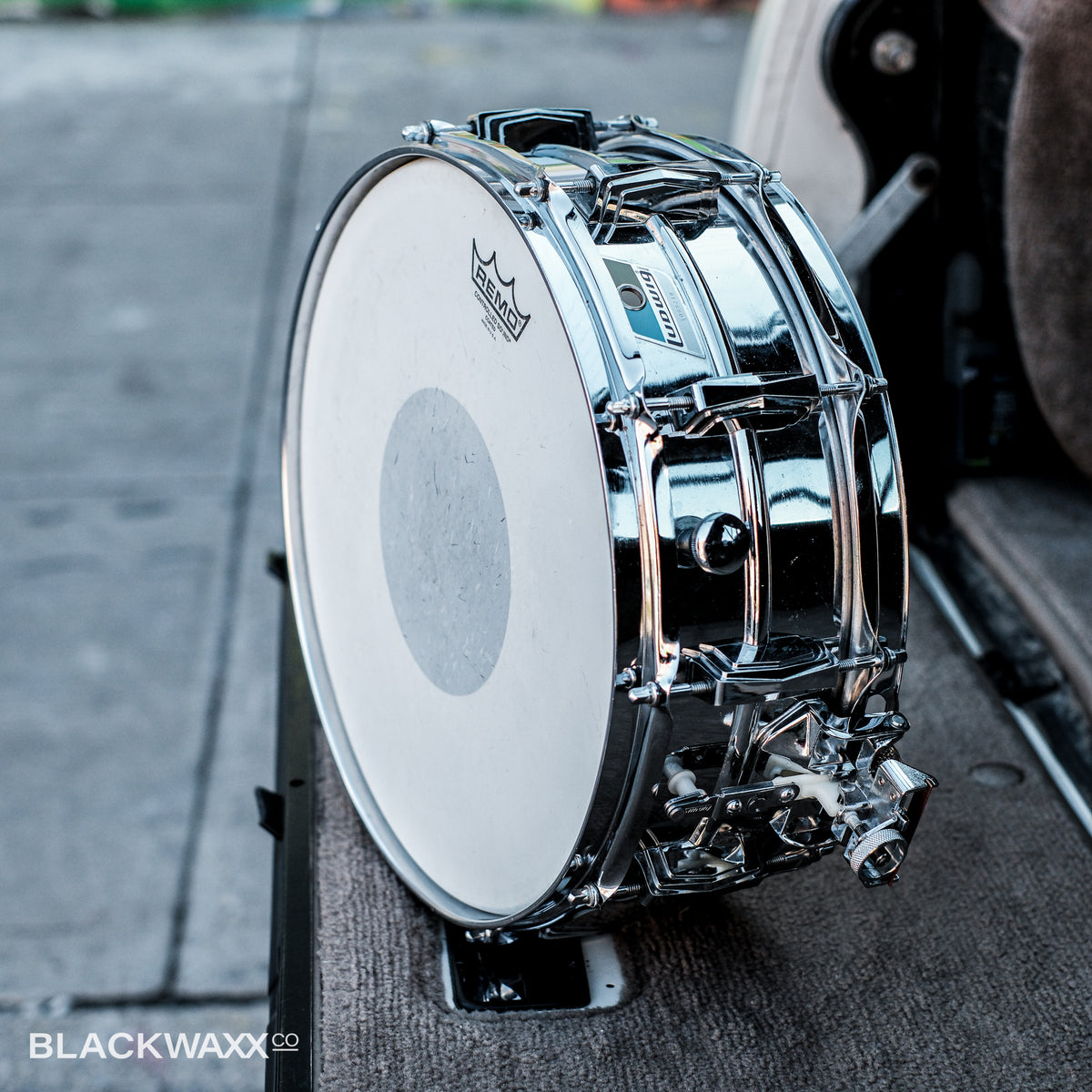 VINTAGE: Ludwig Supraphonic Super Sensitive 14x5 - 70's (Pointed Blue Olive Badge) - 1088249