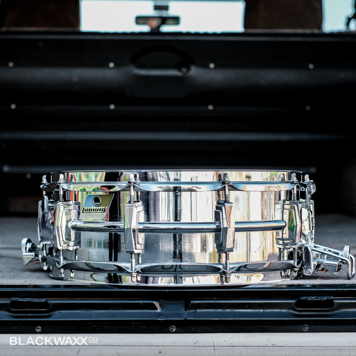 VINTAGE: Ludwig Supraphonic Super Sensitive 14x5 - 70's (Pointed Blue Olive Badge) - 1088249