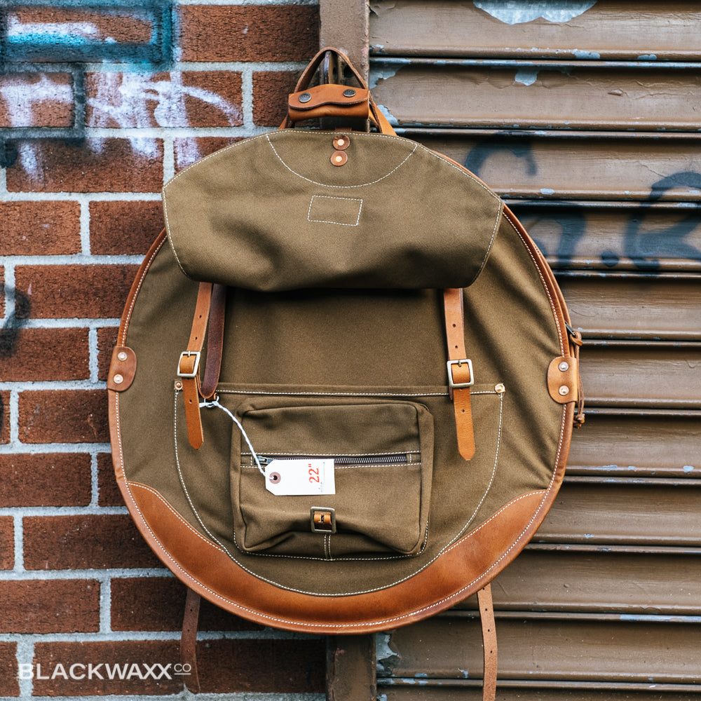 Tackle Instruments - Cymbal Backpack - 22" or 24" - Green, Black or Brown