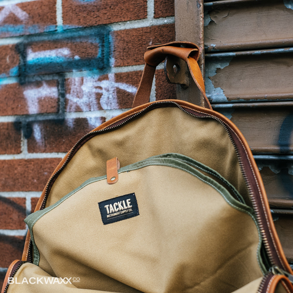 Tackle Instruments - Cymbal Backpack - 22" or 24" - Green, Black or Brown