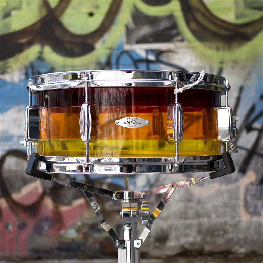 C&C Tri-Band Acrylic Snare - Mezcal Morning