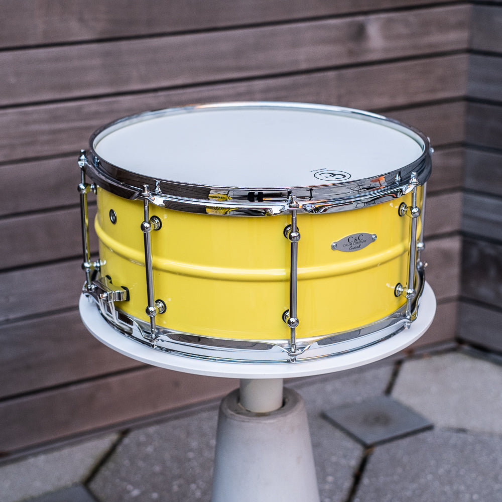 C&C - Aluminium Snare - Wattle Yellow Gloss - 14x6.5