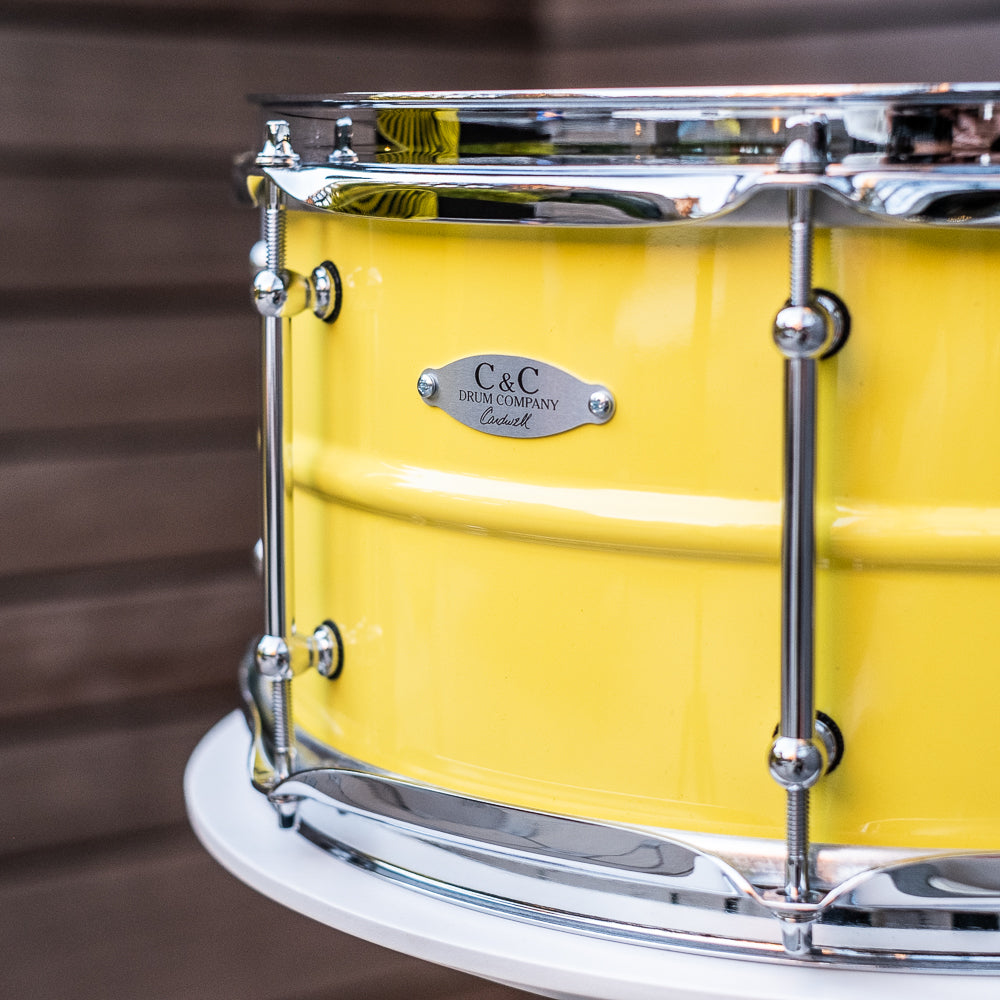 C&C - Aluminium Snare - Wattle Yellow Gloss - 14x6.5